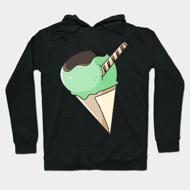 Pistachio Ice Cream for Summer Hoodie by kelnan